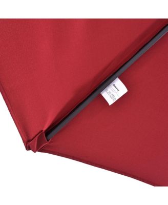 Extra Large 15ft Patio Umbrella, Wine