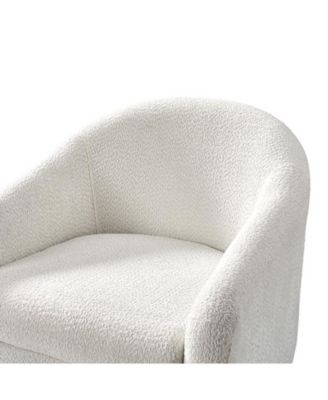 Augus Modern Boucle Armchair Chair with Adjustable Feet