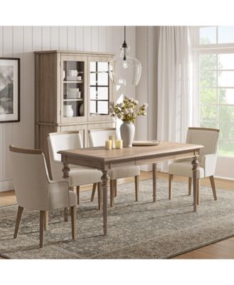 Pintu Farmhouse Dining Table With Drawer