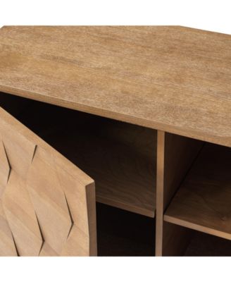 William TV Stand with Push-to-Open Doors