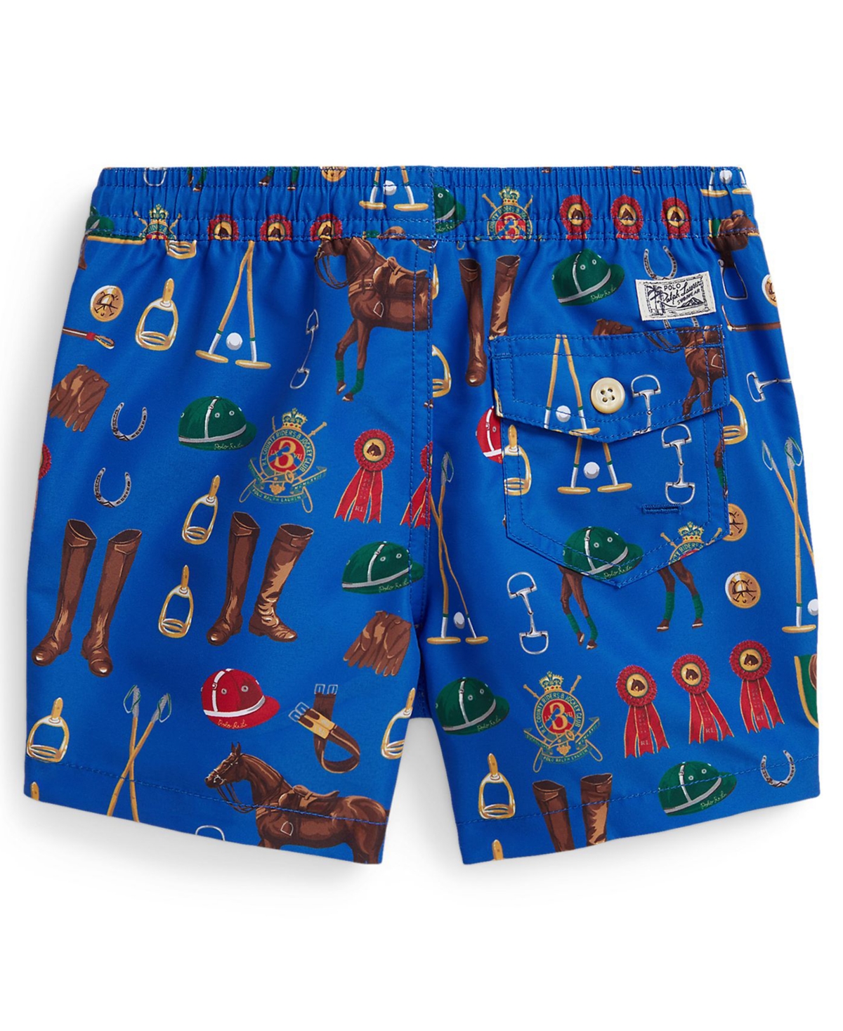 Polo Ralph Lauren Boys 2T-7 Traveler Big Pony Swim Trunks