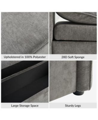 Alberto Modern Storage Bench with Ample Storage Space