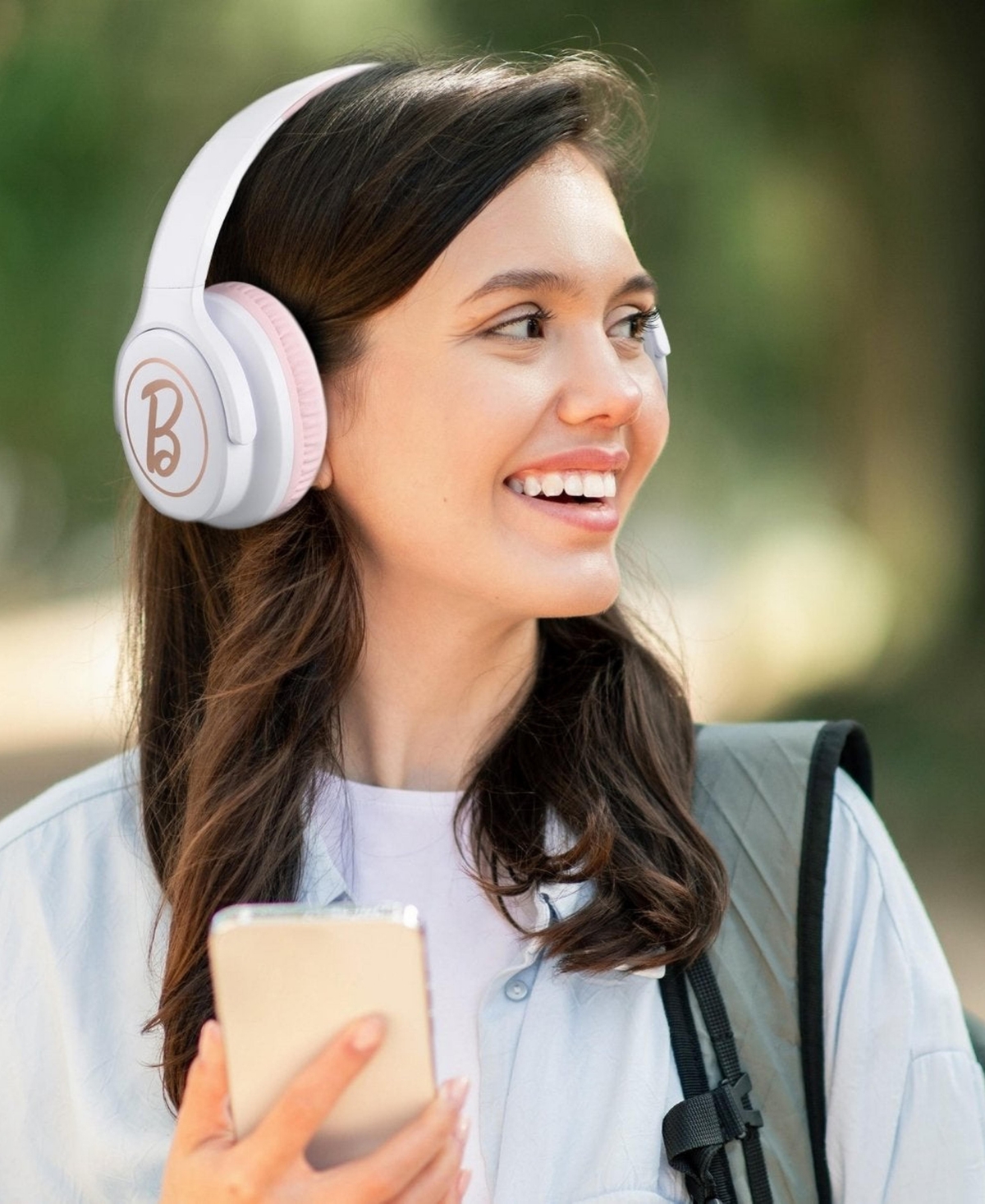 eKids Barbie Kids Bluetooth Wireless On-Ear Headphones