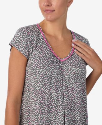 Women's Cap-Sleeve Top and Cropped Pajama Pants, 2-Piece Set