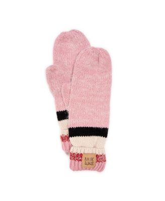 Women's Eyelash Mixed Ribbed Mitten