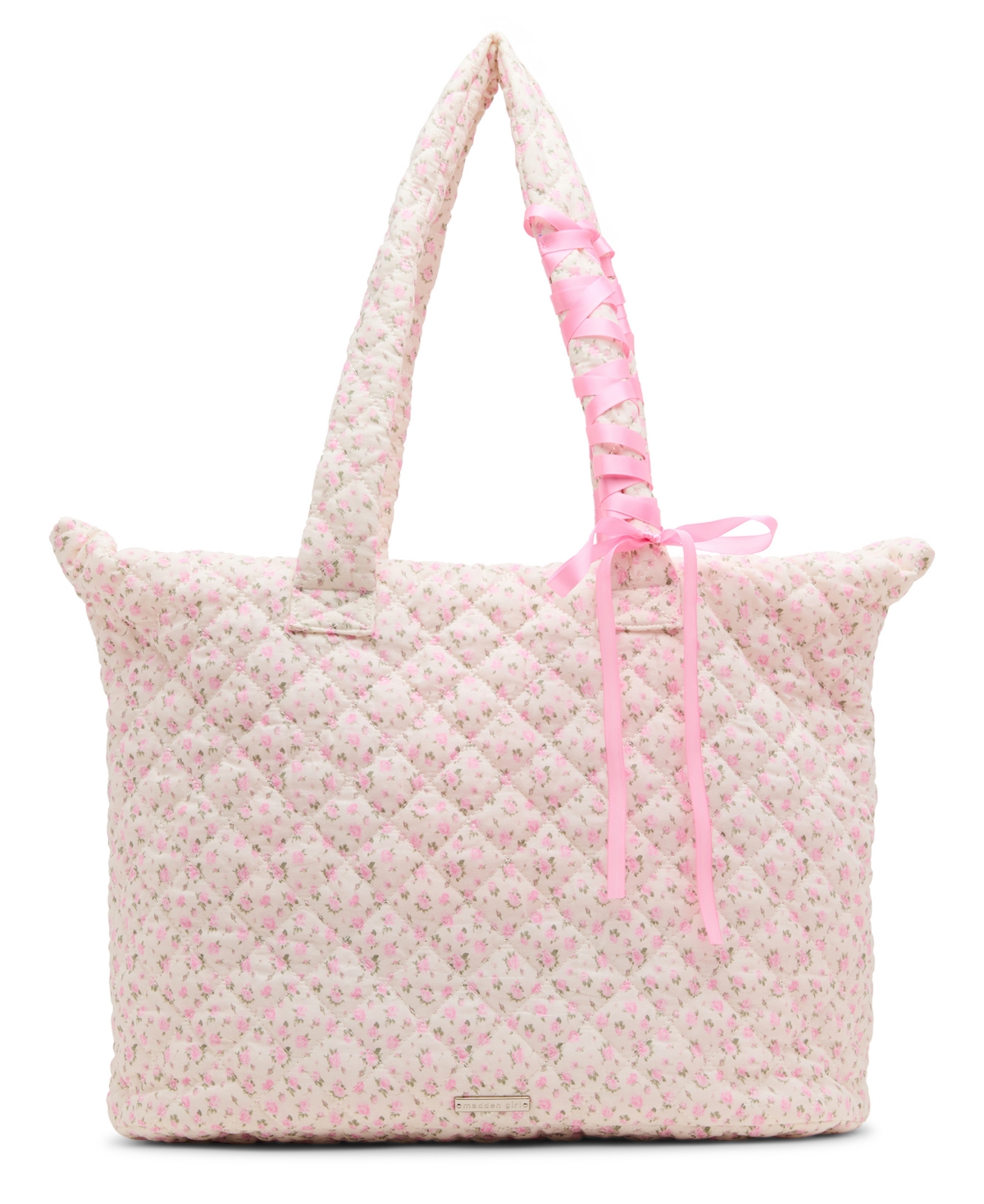 Madden Girl Women's Aelis Large Duffle Bag In Pink