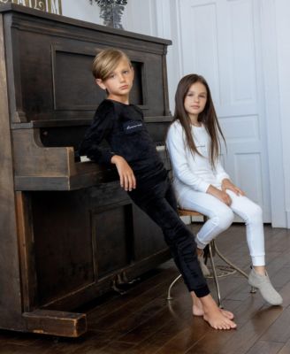 Big Girls Velour Patch 2-Piece Loungewear Set