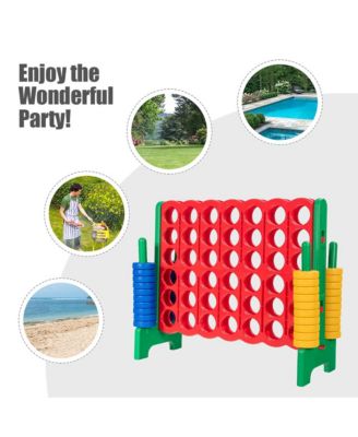 Jumbo 4-to-Score 4 in A Row Giant Game Set for Family