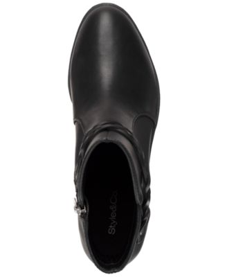 Women's Rubyyy Almond Toe Belt Booties, Macy's Exclusive