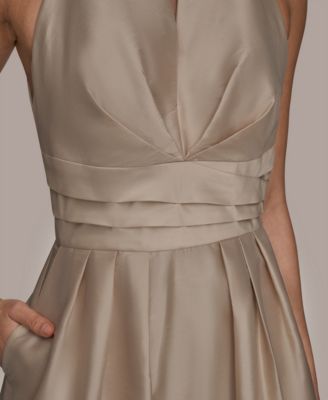 Women's A-Line Halter Midi Dress