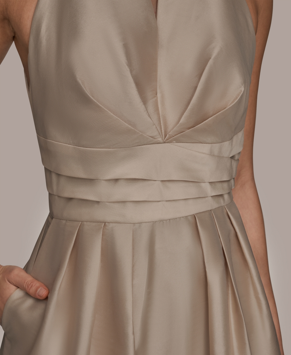 Donna Karan New York Women's A-Line Halter Dress