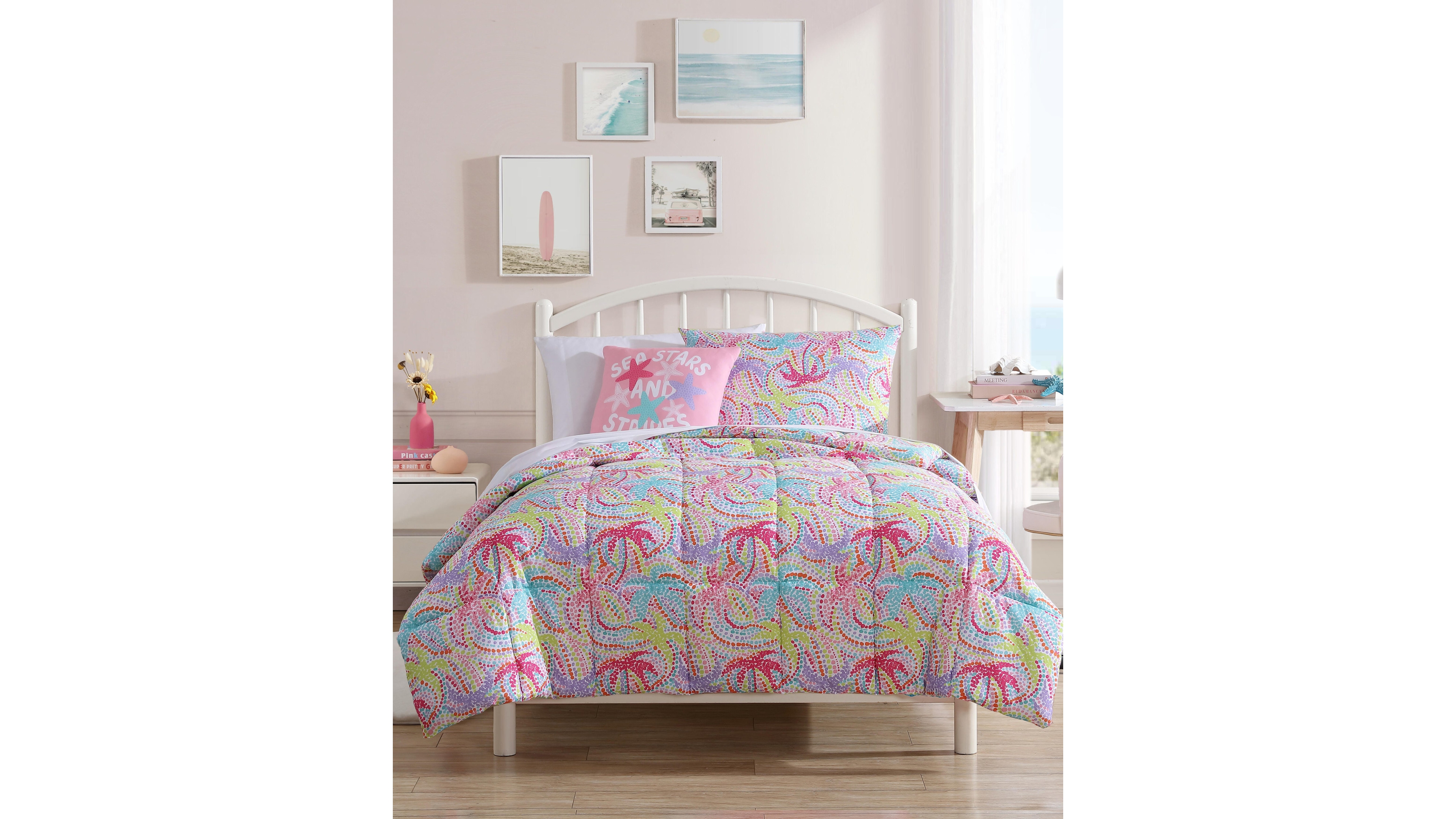 Nautica Sutton Palm Trees Microfiber 4-Pc. Comforter Set, Full/Queen