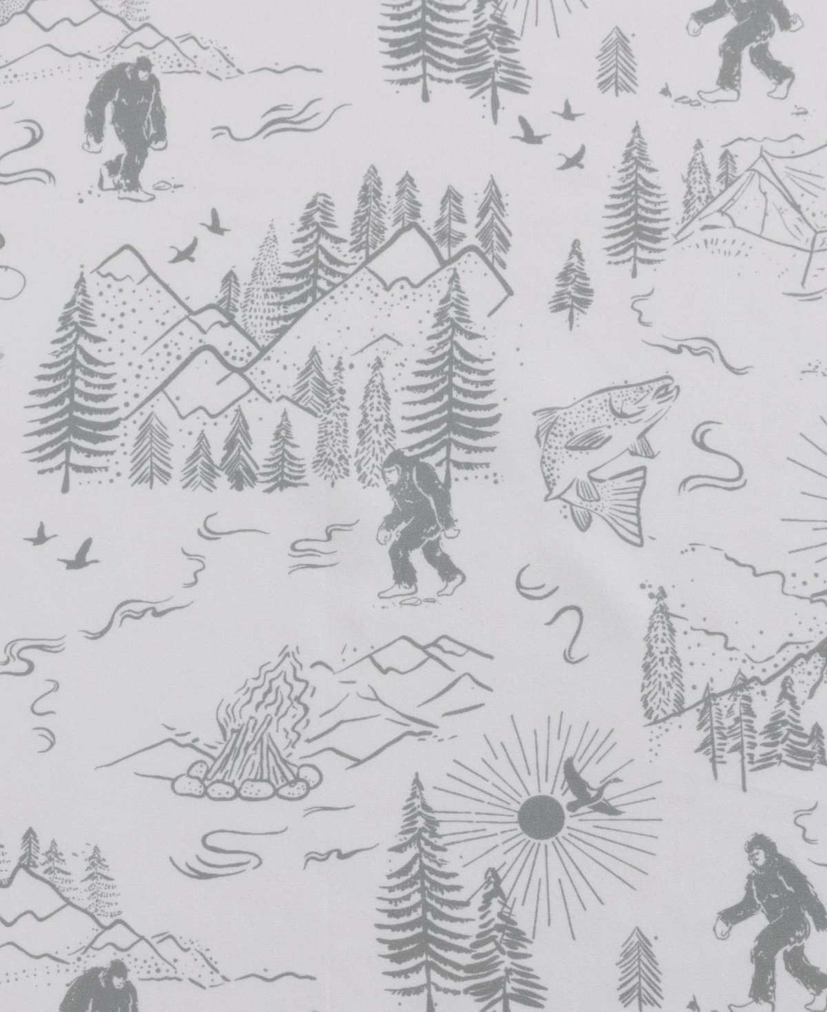 Eddie Bauer Big Foot Hiking Trip Microfiber -Pc. Sheet Set