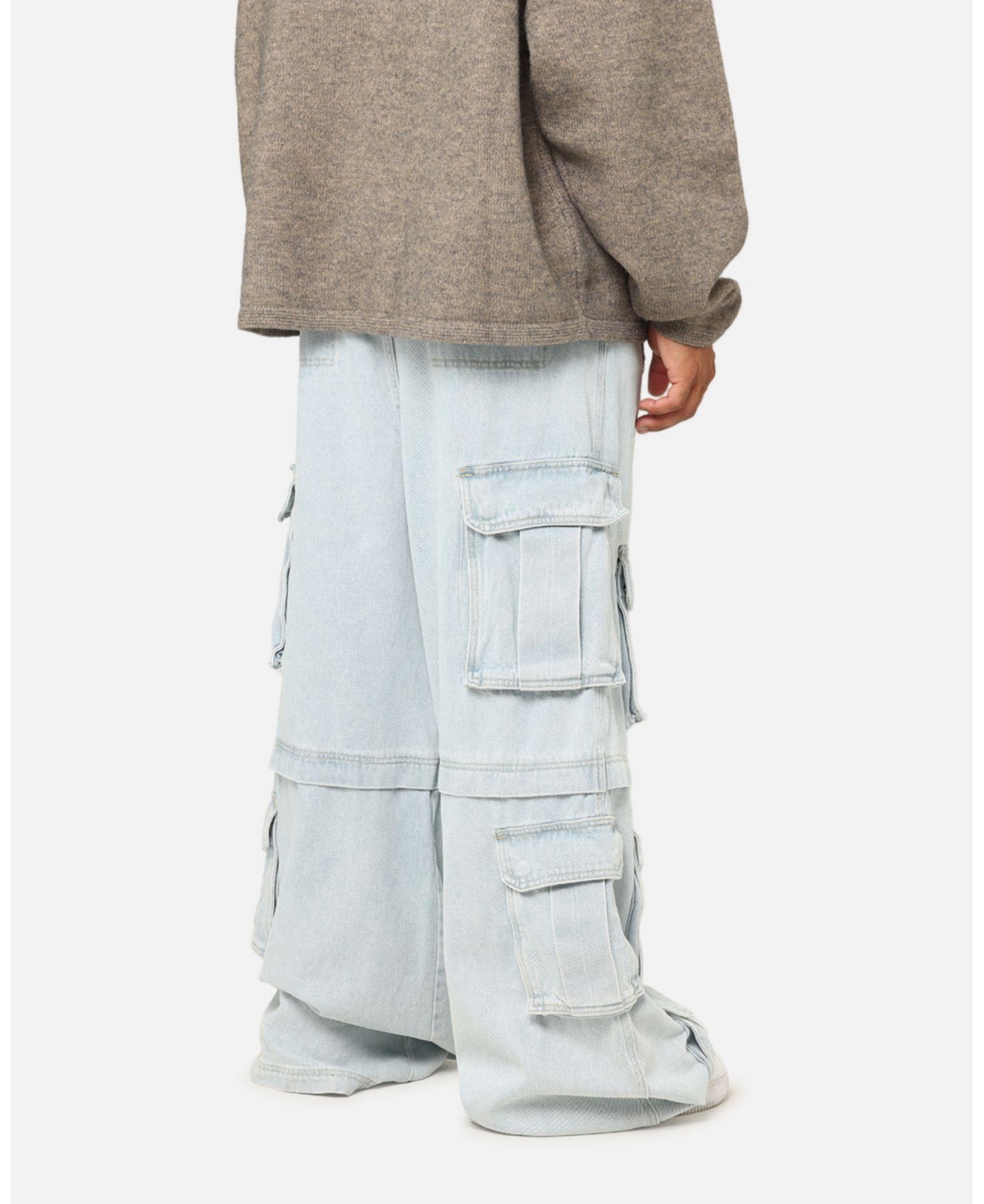 Loiter Men's Rave Multi Cargo Denim Jeans