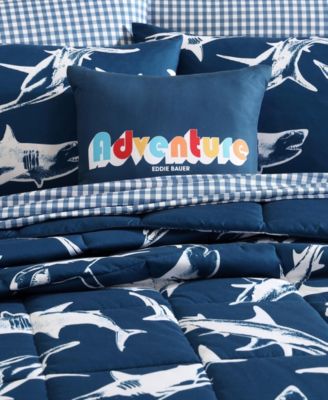 Vinny and Shark Friends Microfiber 4-Pc. Comforter Set, Full/Queen