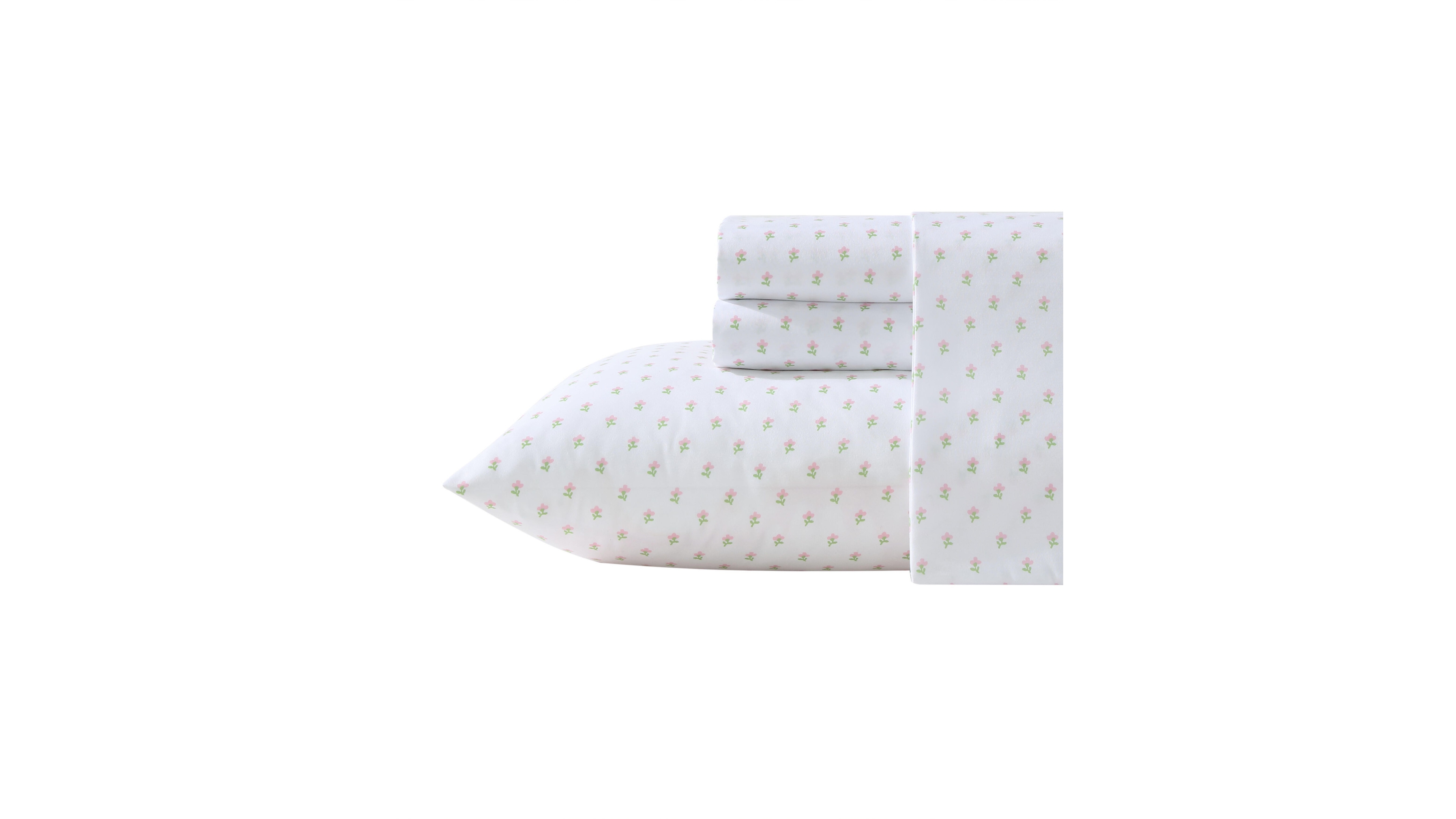 Laura Ashley Wood Violet Microfiber 4-Pc. Sheet Set, Full