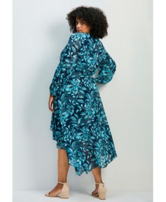 Women's Plus Size Endless Love Chiffon Dress