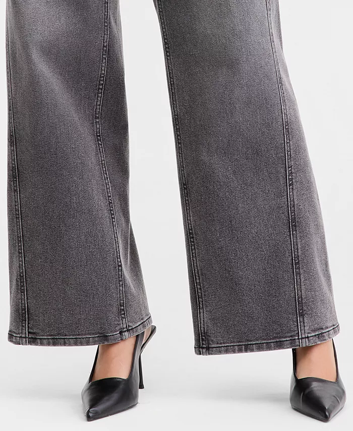 Women's High-Rise Wide-Leg Jeans, Macy's Exclusive - thumbnail 6