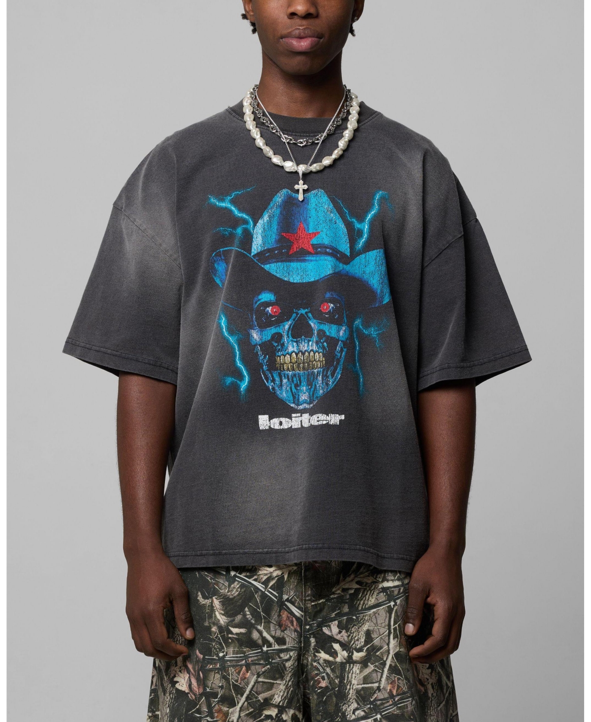 Loiter Men's Chrome Cowboy Tee