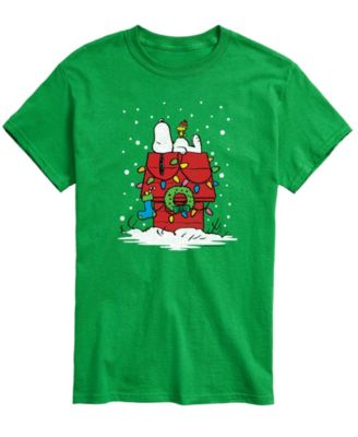 AIRWAVES - Men's Snoopy Holiday House Short-Sleeve T-Shirt