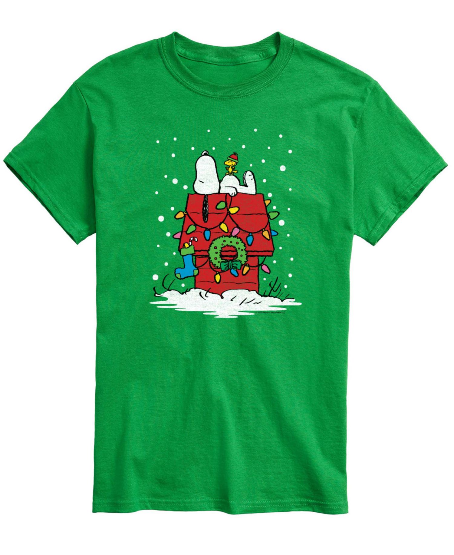 Men's Snoopy Holiday House Short-Sleeve T-Shirt