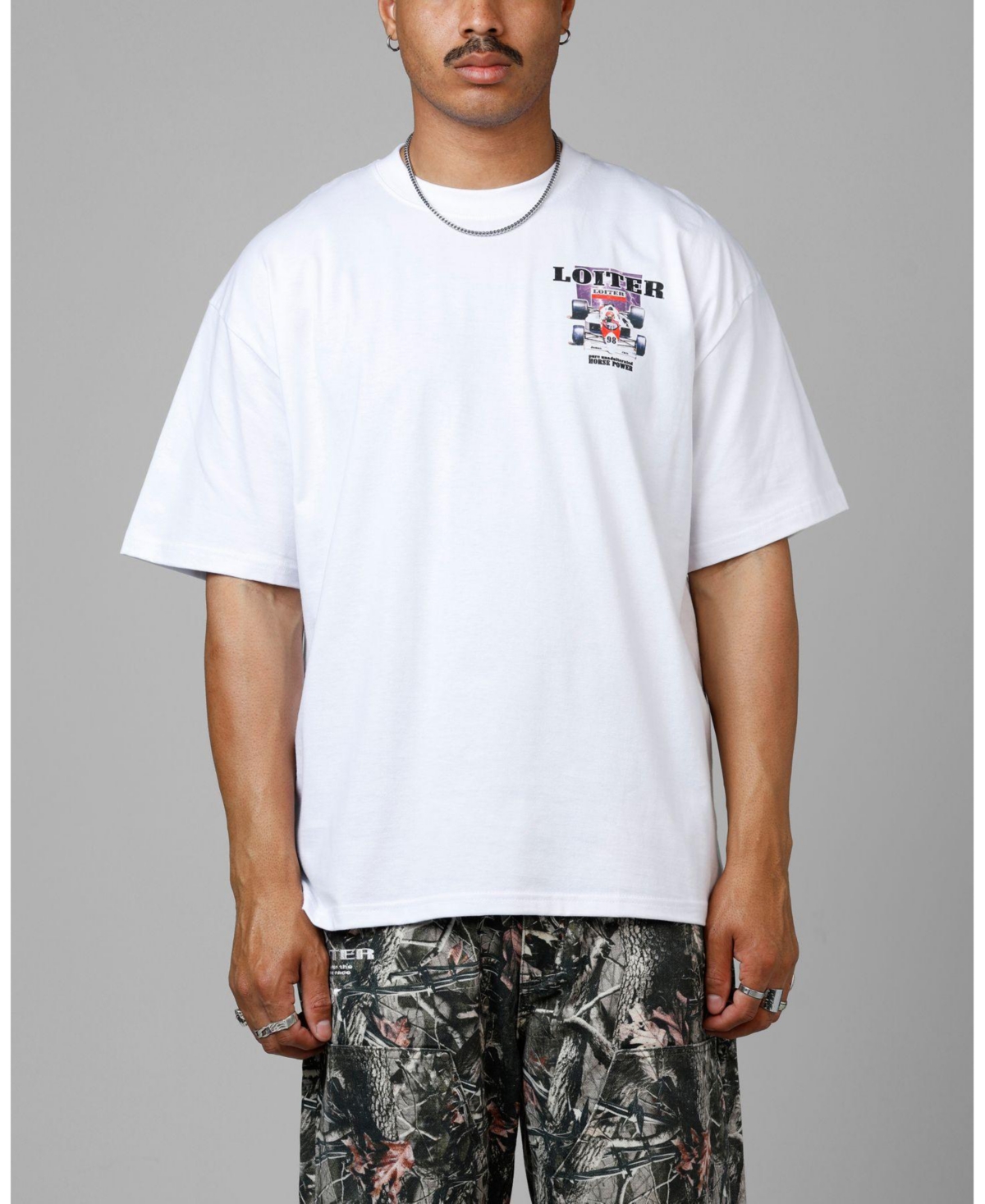 Loiter Men's Horse Power Vintage Drop Tee T-shirt