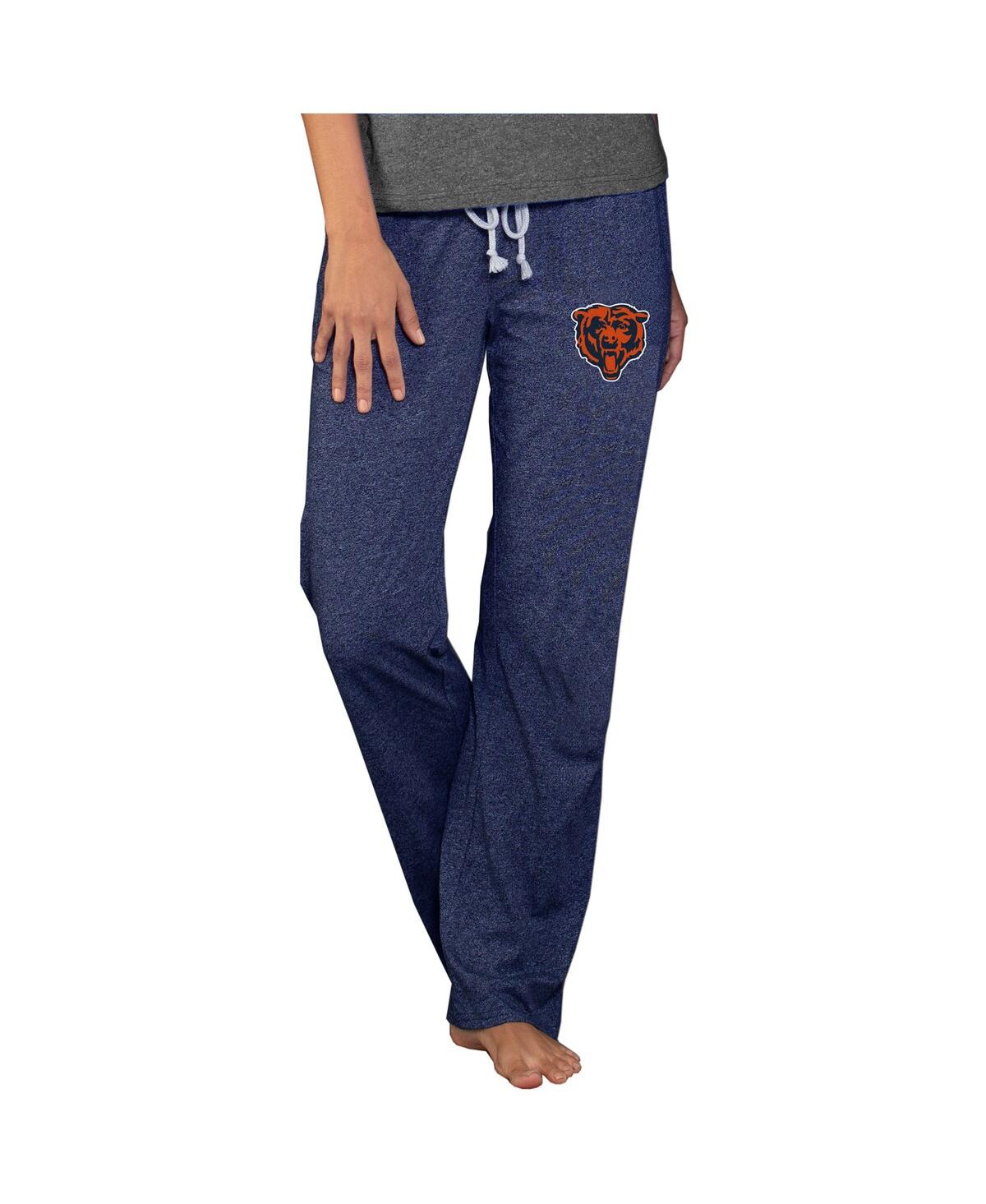 Concepts Sport Women's Navy Chicago Bears Quest Knit Lightweight Lounge Pants In Blue