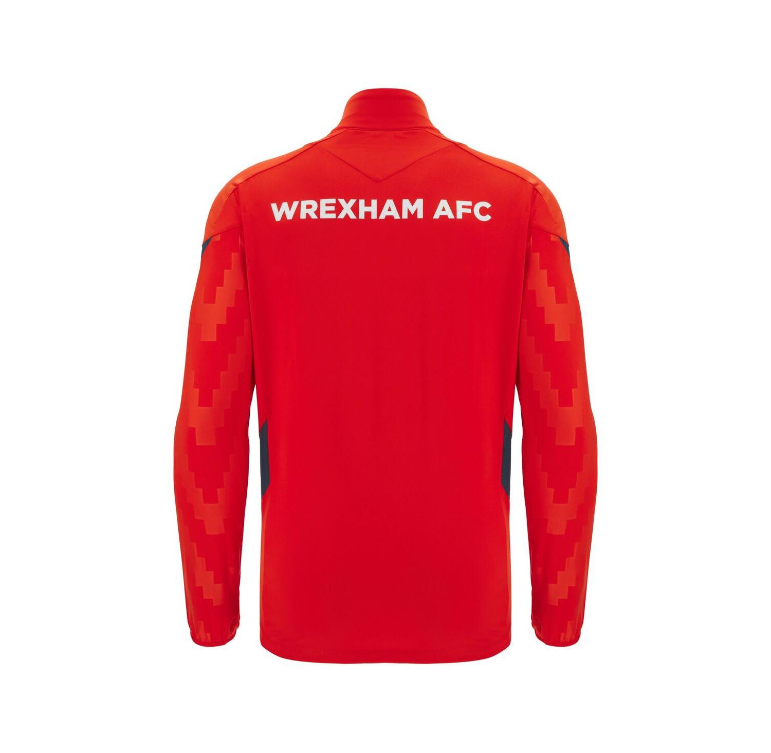 Men's Red Wrexham Training Quarter-Zip Pullover Hoodie