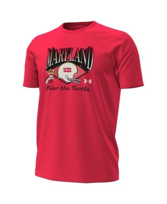 Men's Red Maryland Terrapins Vintage Collection T-Shirt