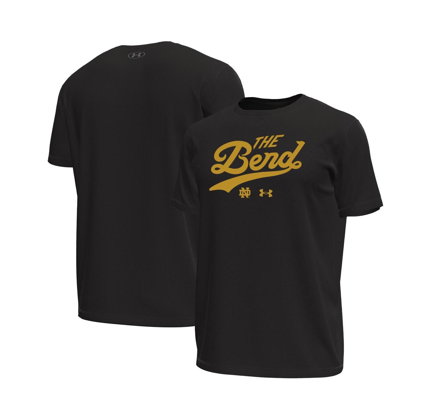 Men's Black Notre Dame Fighting Irish The Bend Stretch T-Shirt