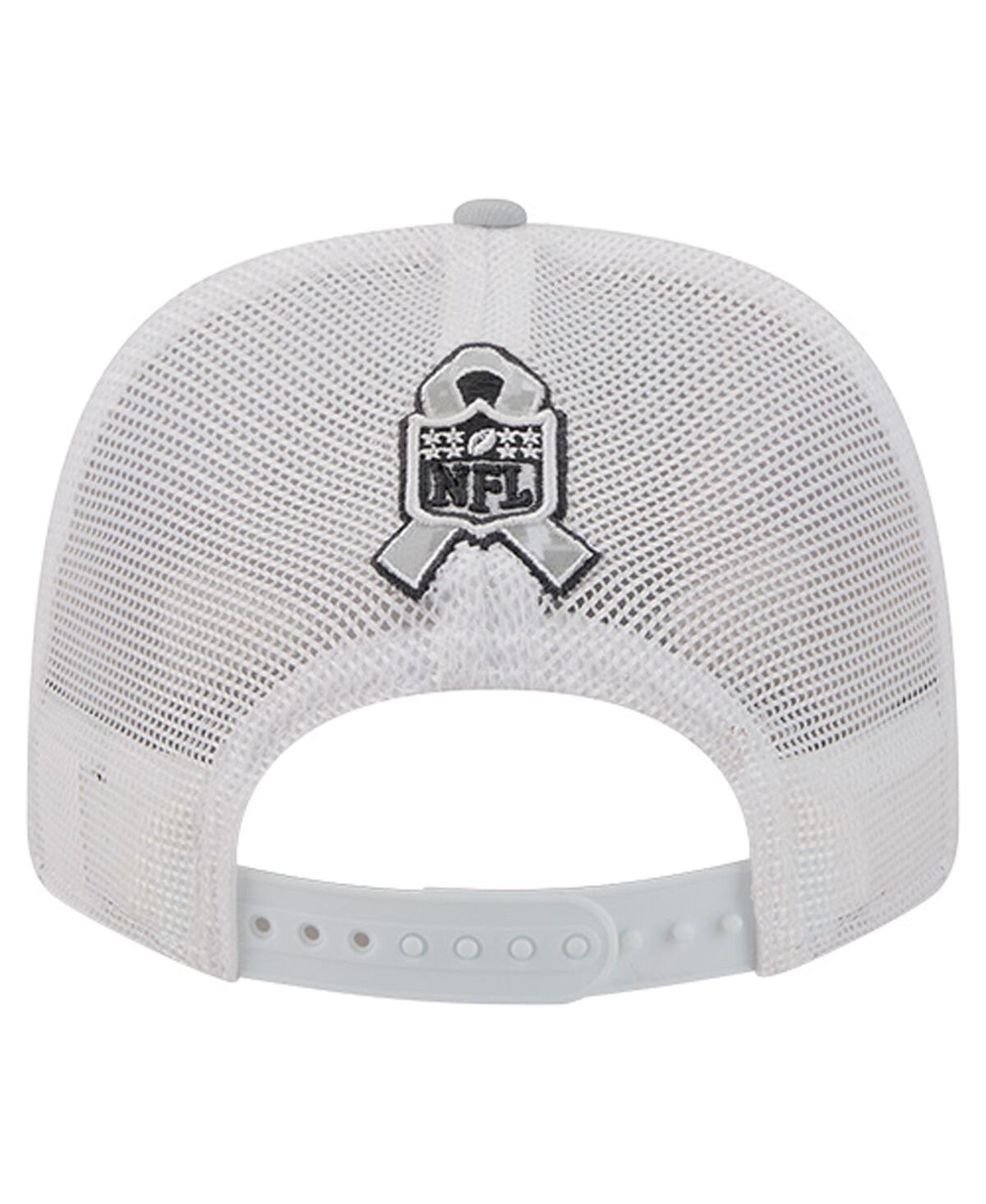 New Era Men's Gray Cincinnati Bengals Salute To Service Fan Pack 9seventy Trucker Adjustable Hat In Gray