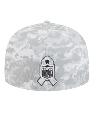 Men's Gray Kansas City Chiefs 2025 Salute to Service Fan Pack 59FIFTY Fitted Hat