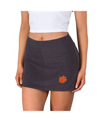 Concepts Sport - Women's Charcoal Clemson Tigers Centerline Knit Skort