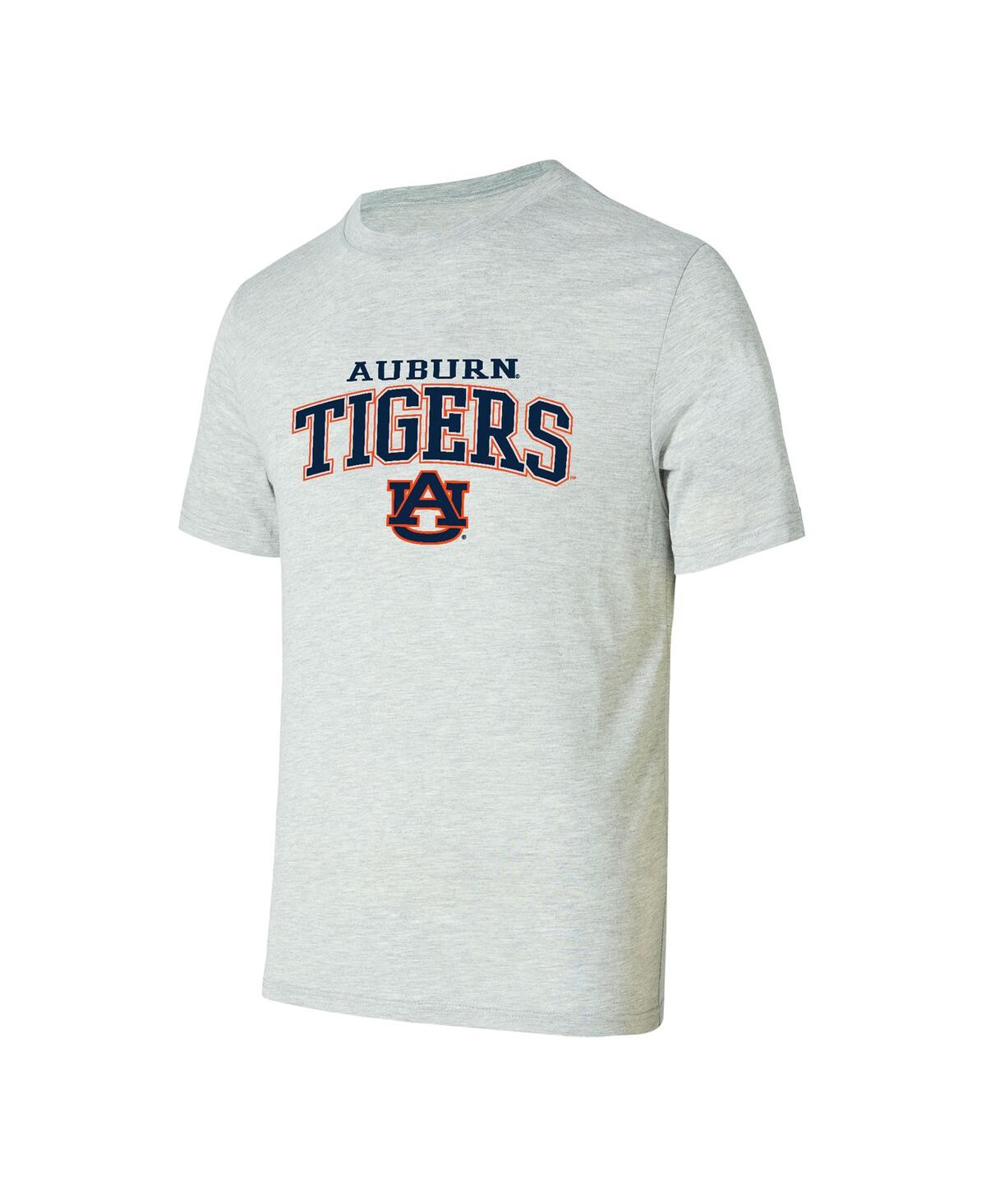 Concepts Sport Men's 2-Piece Navy/Gray Auburn Tigers T-Shirt Pants Sleep Set