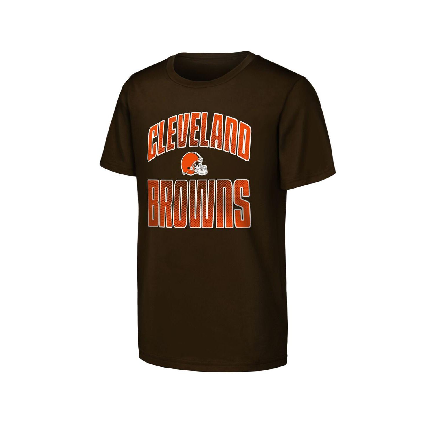 Big Boys and Girls 2-Pack Brown Cleveland Browns Never Quit T-Shirt Set