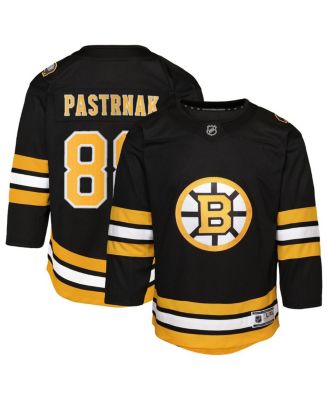 Outerstuff - Baby Boys and Girls David Pasternak Black Boston Bruins Home Replica Player Jersey