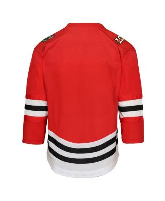 Baby Boys and Girls Red Chicago Blackhawks Centennial Replica Jersey