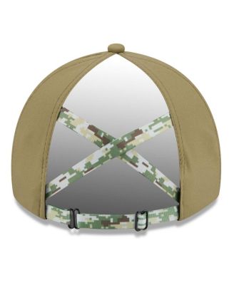 Women's Green Washington Commanders 2025 Salute to Service Pony Tail Adjustable Hat