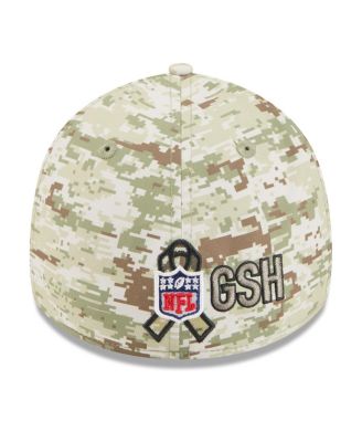 Men's Camo Chicago Bears 2025 Salute to Service 39THIRTY Flex Hat