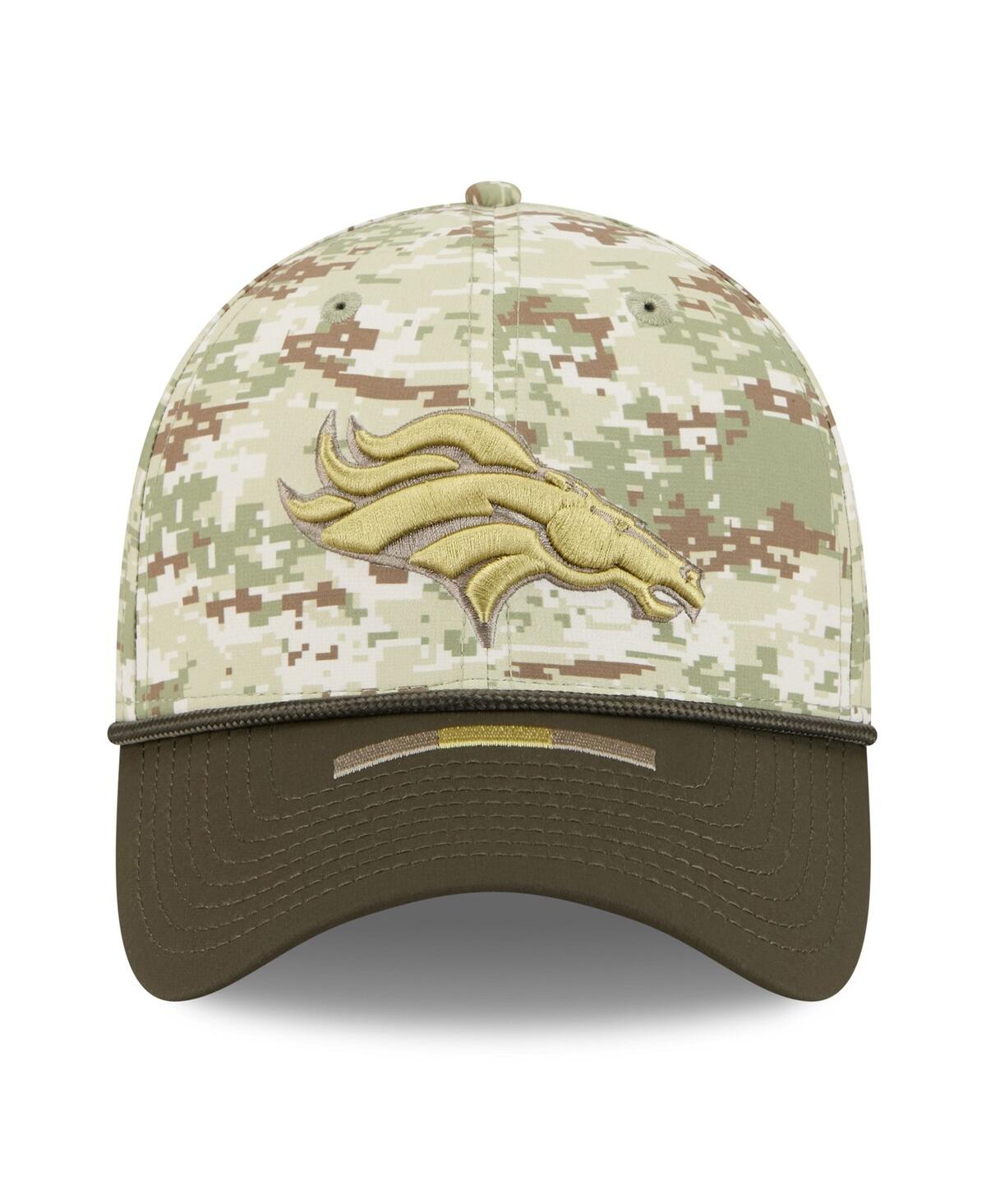 New Era Men's Camo Denver Broncos 2025 Salute to Service 39THIRTY Flex Hat