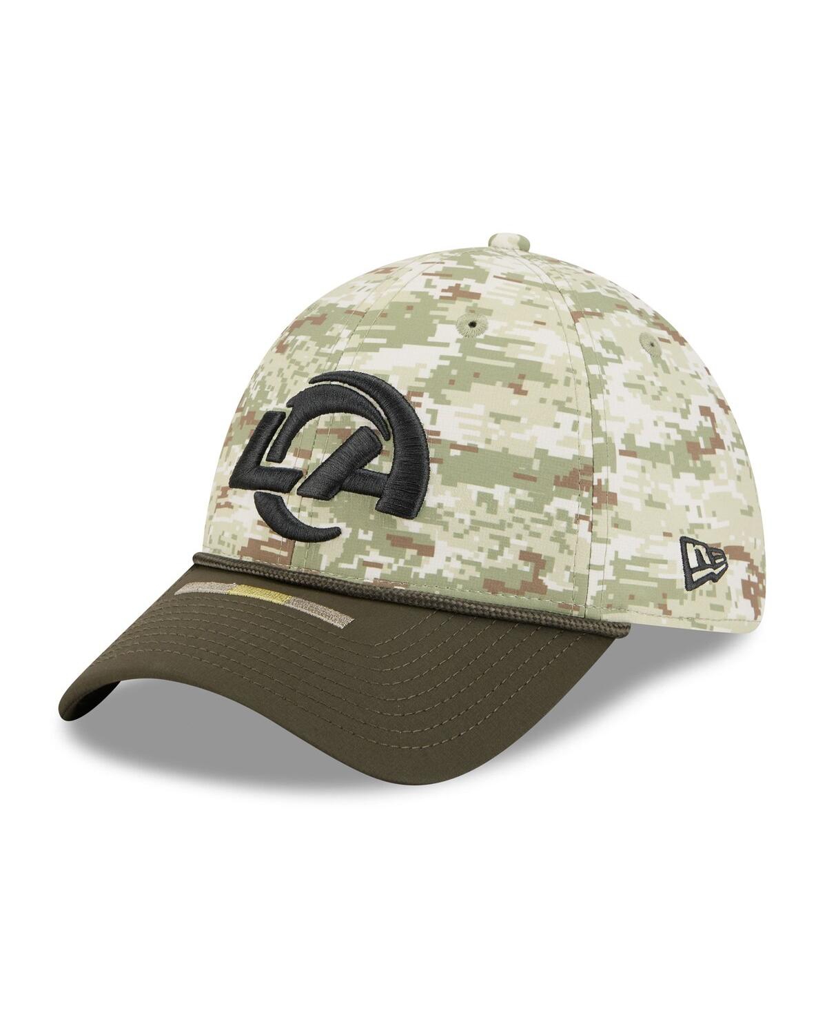 New Era Men's Camo Los Angeles Rams 2025 Salute to Service 39THIRTY Flex Hat