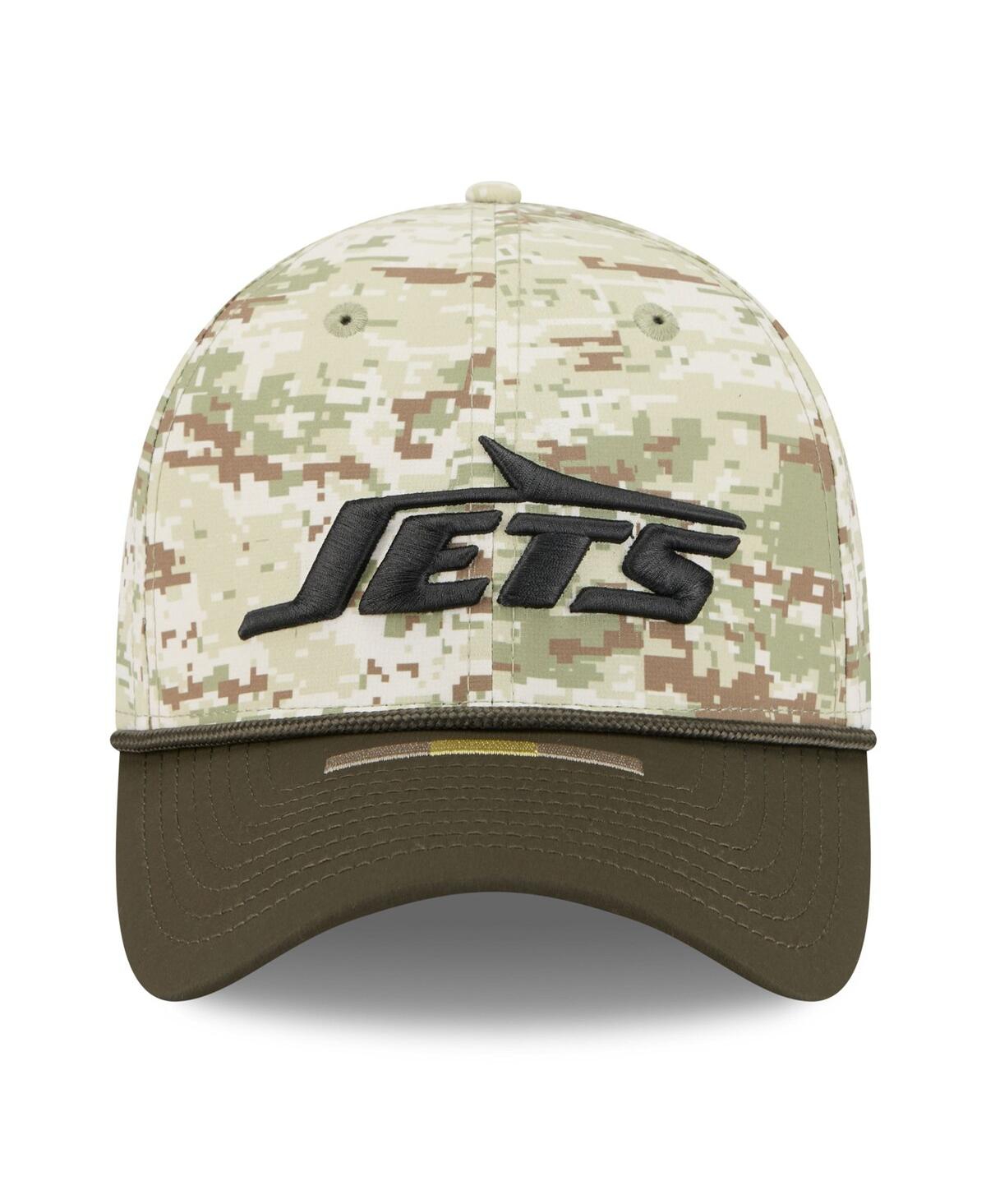 New Era Men's Camo York Jets 2025 Salute to Service 39THIRTY Flex Hat