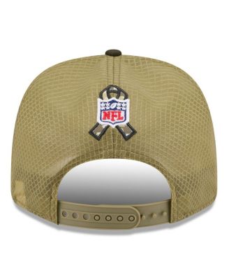 Men's Green Las Vegas Raiders 2025 Salute to Service 9SEVENTY Adjustable Hat