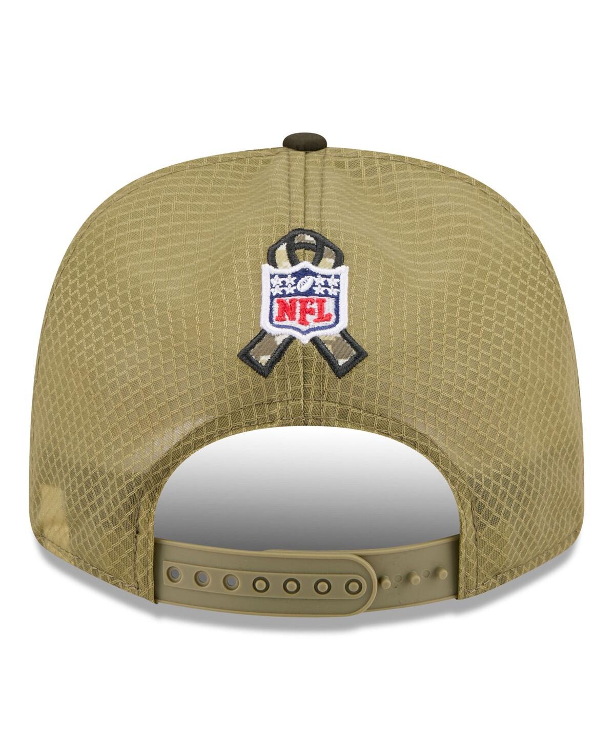 New Era Men's Green Las Vegas Raiders 2025 Salute to Service 9SEVENTY Adjustable Hat
