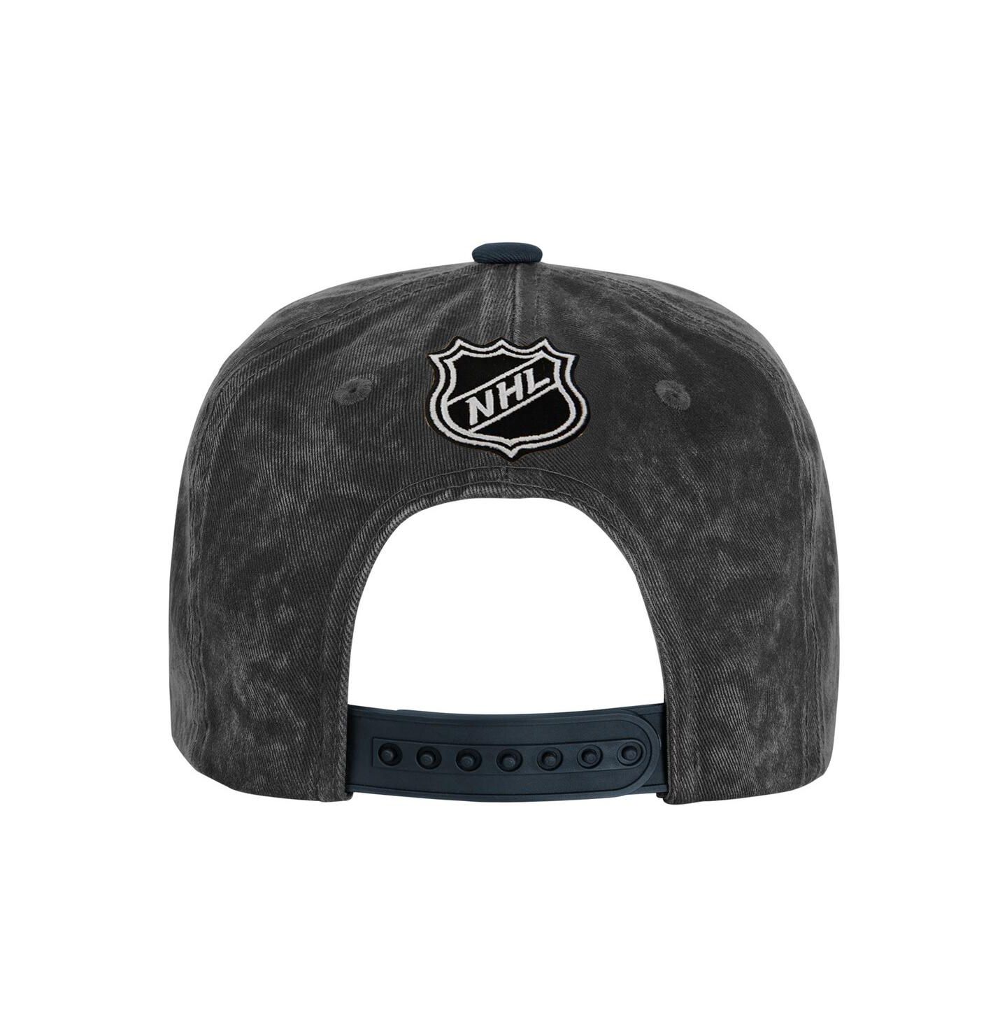 Детская кепка Outerstuff Silver/Black Vegas Golden Knights True Retro Deadstock Adjustable Hat — фото 2