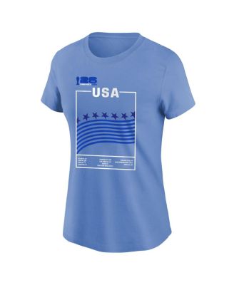 Women's Light Blue FIFA World Cup 2026 Host Graphic T-Shirt