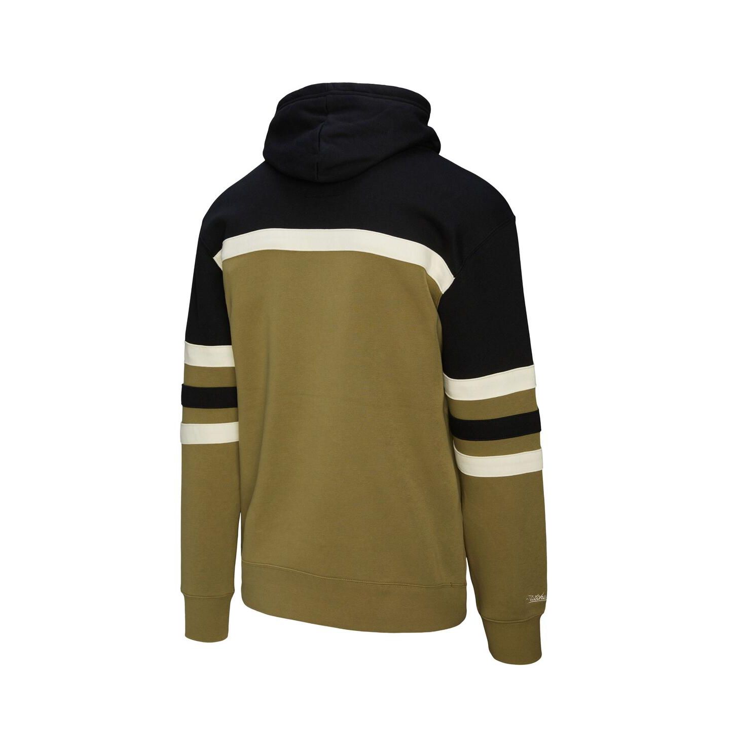 Мужское худи Mitchell & Ness Olive/Black Golden State Warriors Double Clutch Head Coach — фото 2