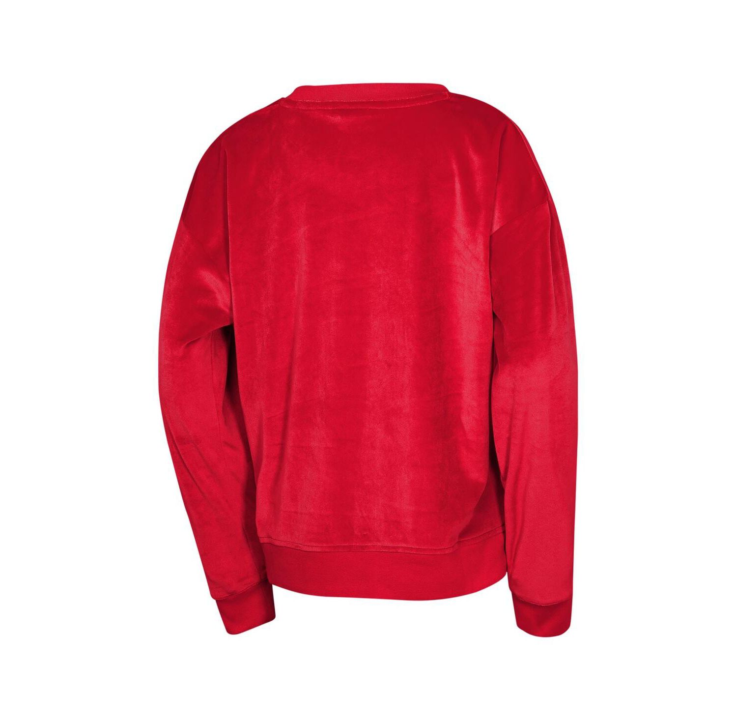 Big Boys and Girls Red Chicago Bulls Step Back Sweatshirt