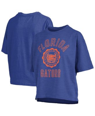 Pressbox - Women's Royal Florida Gators Motley Crew Bishop Waist Length Oversized T-Shirt