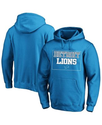 Fanatics - Men's Blue Detroit Lions Big Tall Fleece Hoodie
